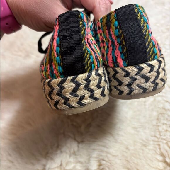 Sam Edelman Green and Black Espadrilles Slip-On Shoes - Picture 6 of 6